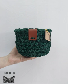 Imagen de Canasto verde de lycra (1139)