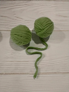 Trapillo ovillado polar * verde seco (718) - Hilaria