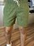 Short Linho Verde Militar