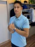 Polo Suedine Sir Jack Azul Céu - comprar online