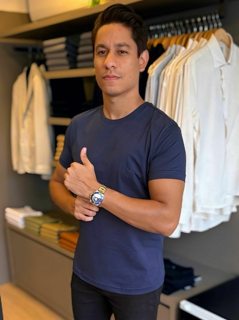 Camiseta Básica Azul Marinho - comprar online