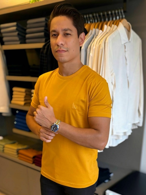 Camiseta Básica Mostarda - comprar online