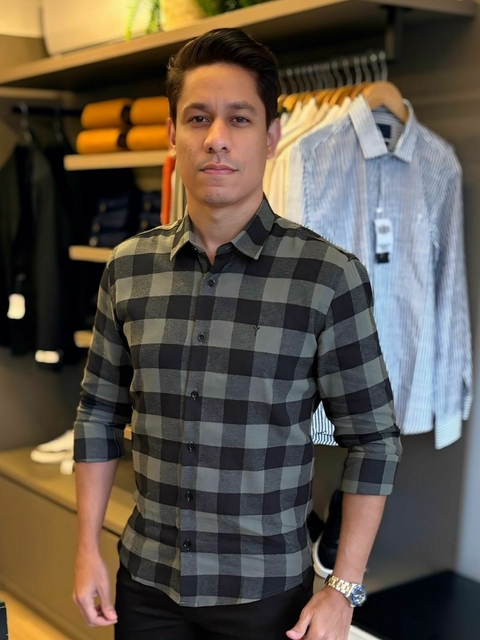 Camisa Xadrez Verde - comprar online