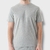 REMERA GRIS MELANGE ALGODÓN PEINADO