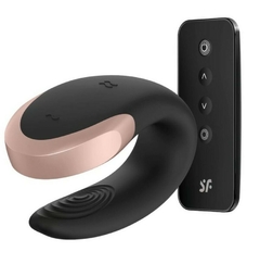 Vibrador para Parejas Satisfyer Double Love Negro - Betty Boop Lenceria y sex shop - Argentina - Santa Fe - Esperanza
