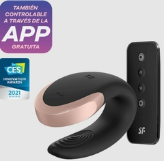 Vibrador para Parejas Satisfyer Double Love Negro - comprar online