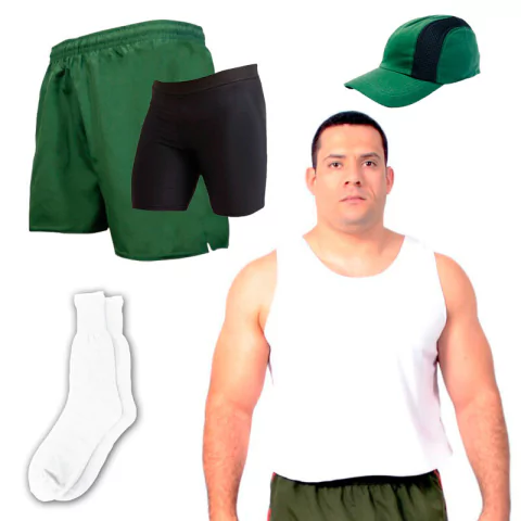 (US 1.29004) Combo de Treinamento TFM | Soldado - Com Calção Térmico