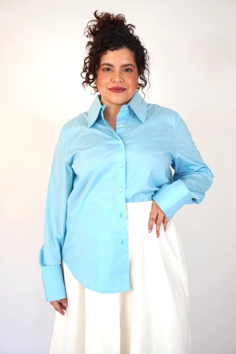 Camisa Margot - Azul - comprar online