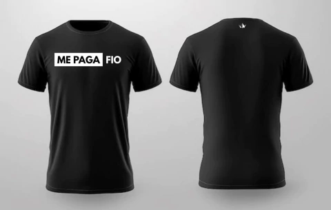 Camiseta Me Paga Fio Black - comprar online