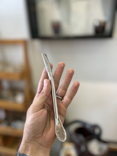 Bombillon semi recto acero inox - comprar online
