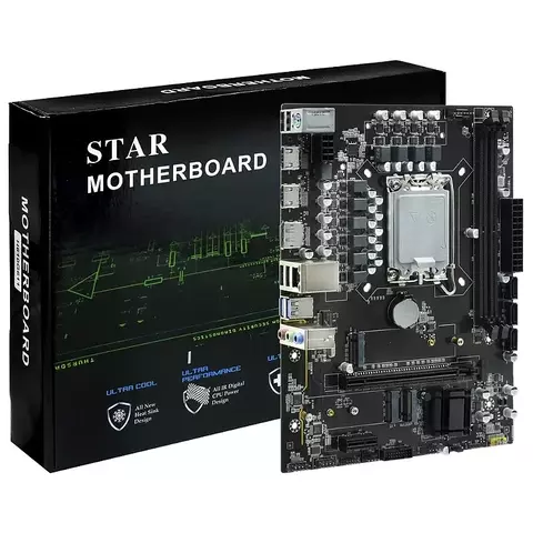 PLACA-MÃE STAR H610G DDR4 S/V/R ( 12ª Geração )