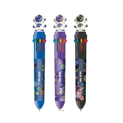 Caneta esf. 1.0mm 10 Cores Astronauta - Tris