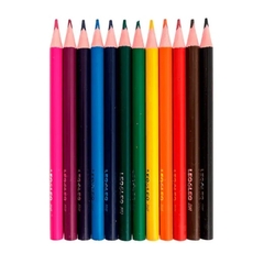 Lápis 12 Cores Big 17,5cm Triangular Com Apontador - Onda Pro - comprar online