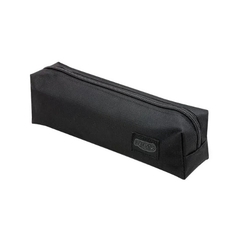 ESTOJO POLIÉSTER PEQUENO - 1 ZIPER - PRETO LISO