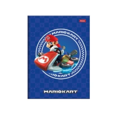 Caderno 1/4 Costurado Capa Dura Super Mario Bros 80 Folhas - comprar online