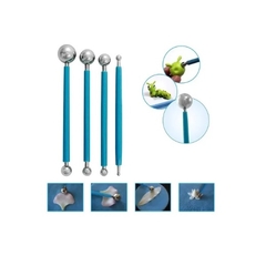 Kit De Boleadores BRW Ponta De Metal 4 Peças - Betel Papelaria
