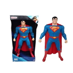 Boneco Superman Grande Articulado 45cm Dc Liga Da Justiça Original Infantil Brinquedos Novabrink