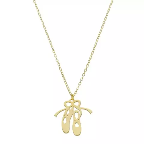 Colar Sapatilha Banhado e Folheado a Ouro 18k
