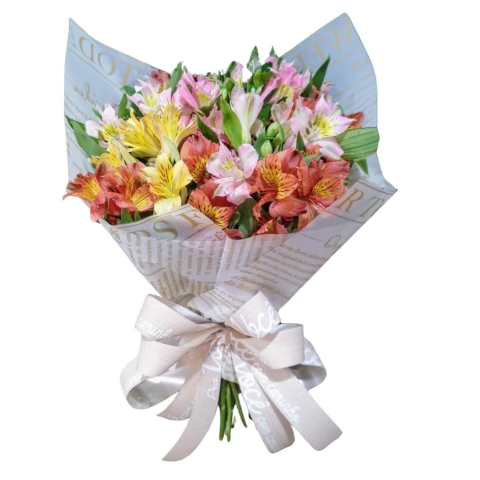 Buquê de Astromélias Coloridas