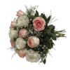 Buquê de Rosas Cor de Rosa e Brancas