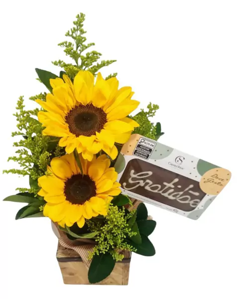 Gratidão com Girassóis