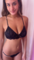 Conjunto Luxury Negro Triángulo + Tanga Regulable - comprar online