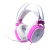 AURICULARES GAMER VSG GEMINI LED VIOLETA BLANCO