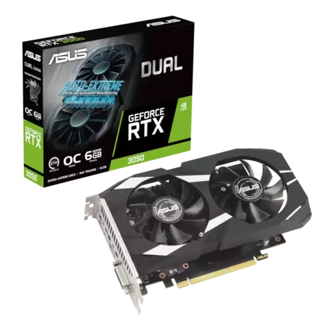 PLACA DE VIDEO ASUS DUAL RTX 3050 6GB OC - comprar online