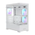 GABINETE GAMER RAIDMAX INFINITA I801 FISHTANK 3 COOLER ARGB WHITE