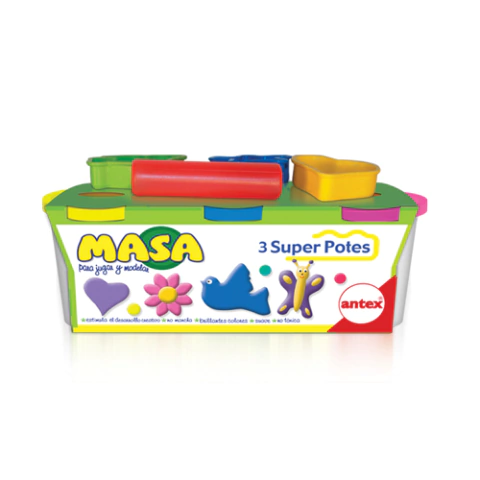 Masa X4 Con Moldes Antex