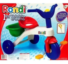 Mi Primer Triciclo Con Barral Rondi V/Modelos - El Arca del Juguete