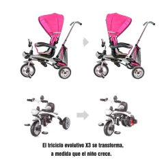 Triciclo Multifuncional Stark X3 - El Arca del Juguete