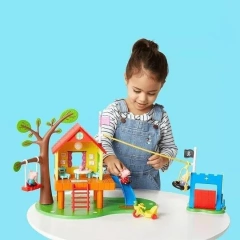 Peppa Pig Casa Del Árbol Treehouse Y Geoges Fort - El Arca del Juguete