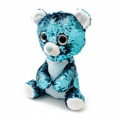 Oso De Peluche De Lentejuelas Reversible 25 cm - comprar online