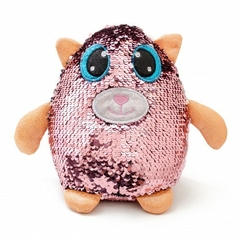 Gato De Peluche De Lentejuelas Reversible 32 cm - comprar online