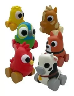 Muñecos Animales La Granja De Zenón Sobre Ruedas V/Personajes - comprar online