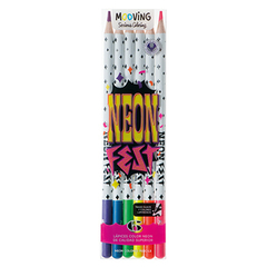 Lápices de Colores Neon x 6 Mooving