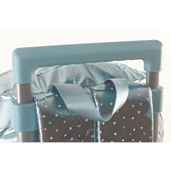 Mochila Frozen Elsa Celeste Carro 16" - tienda online