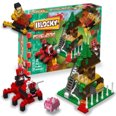 Blocky Pixeland 147Pz Bosque Arácnido