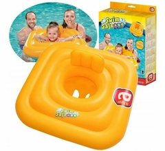 Asiento Inflable Cuadrado Para Bebés Triple Anillo Bestway