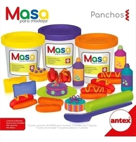 Masa Panchos Para Jugar Y Modelar Antex