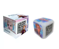 Reloj Frozen Despertador Con Luces Led Tapimovil - comprar online