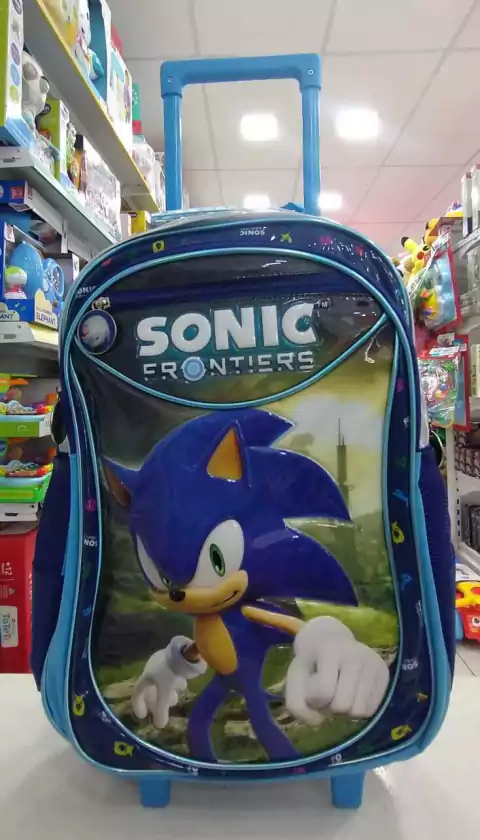 Mochila Sonic Carro 18"