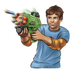 Pistola Night Tek Con Mira Y Luz Air Warriors