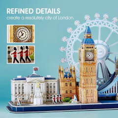 Puzzle 3D London 107Pz CubicFun en internet