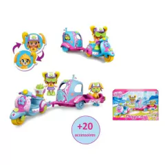 Pinypon Moto Con Carrito Para Mascota