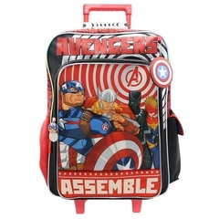 Mochila Avengers Con Carro 18"