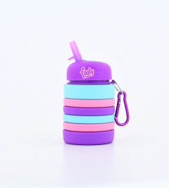 Botellita De Silicona Flexible New Acordeón Footy - El Arca del Juguete