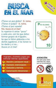 Cartas Busca En El Mar Bontus - comprar online