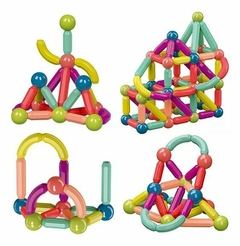 Bloques Para Armar Magnéticos Magnetic Sticks 46 Pz - comprar online